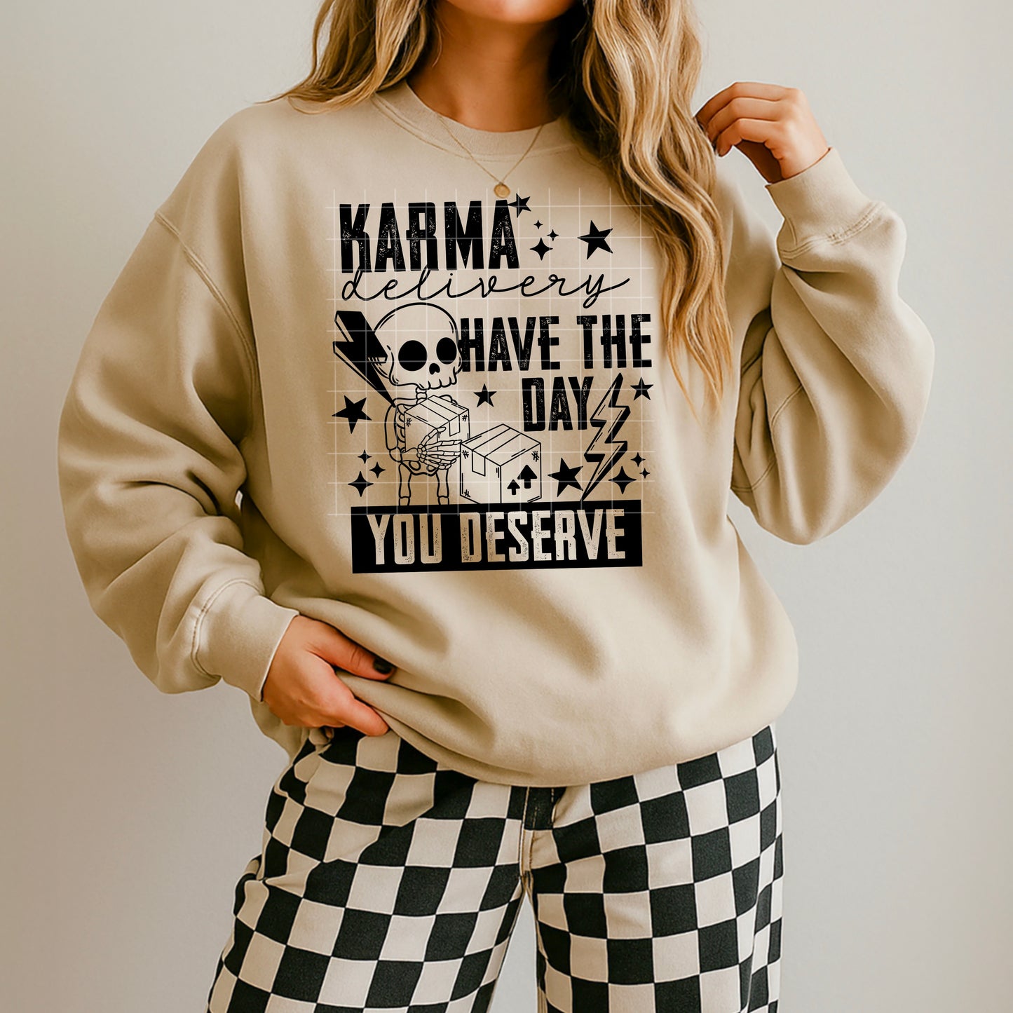 Karma Delivery tee (Black Ink)