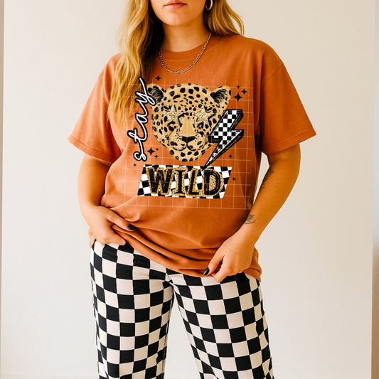Stay Wild tee (Black Ink)