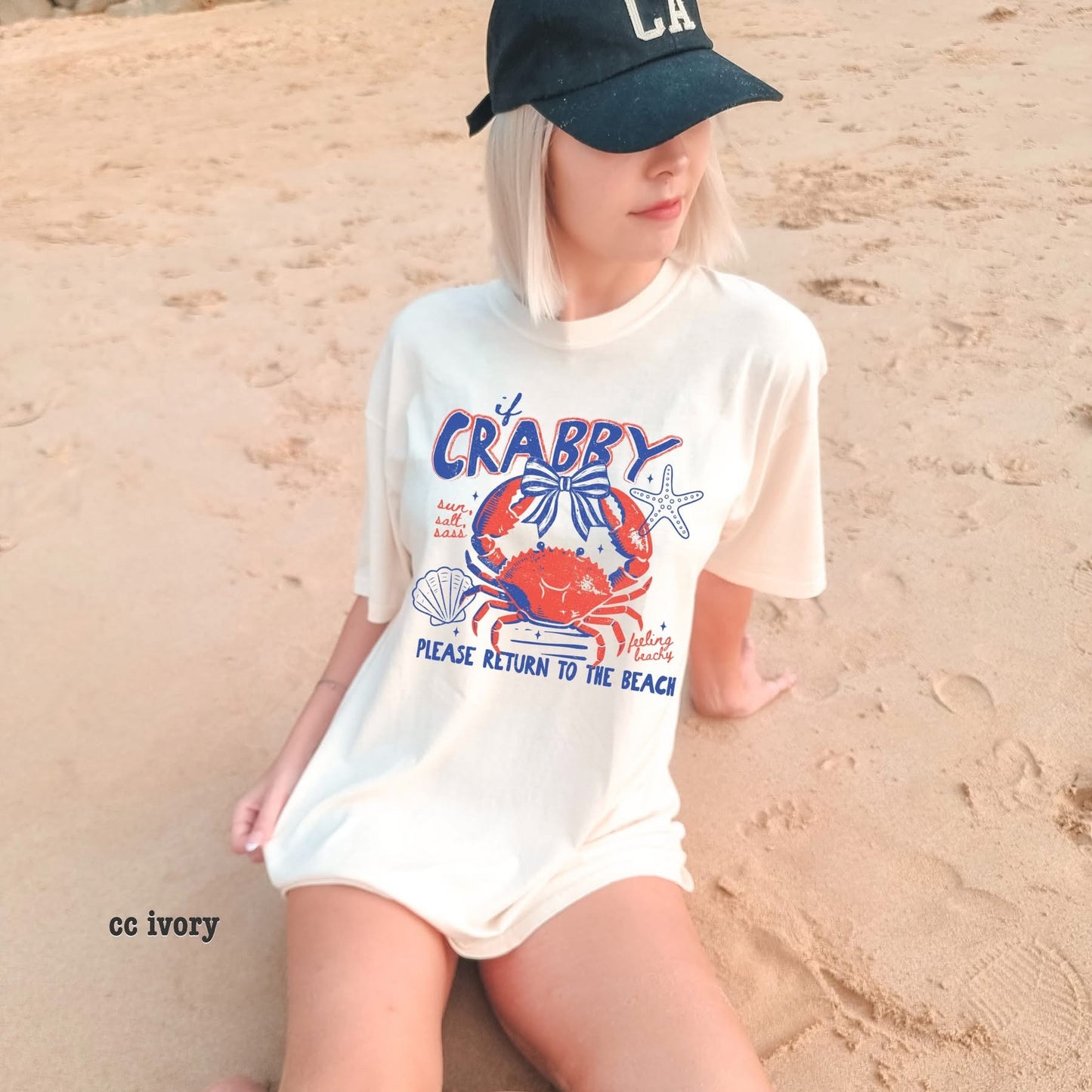 If Crabby please return to the beach tee
