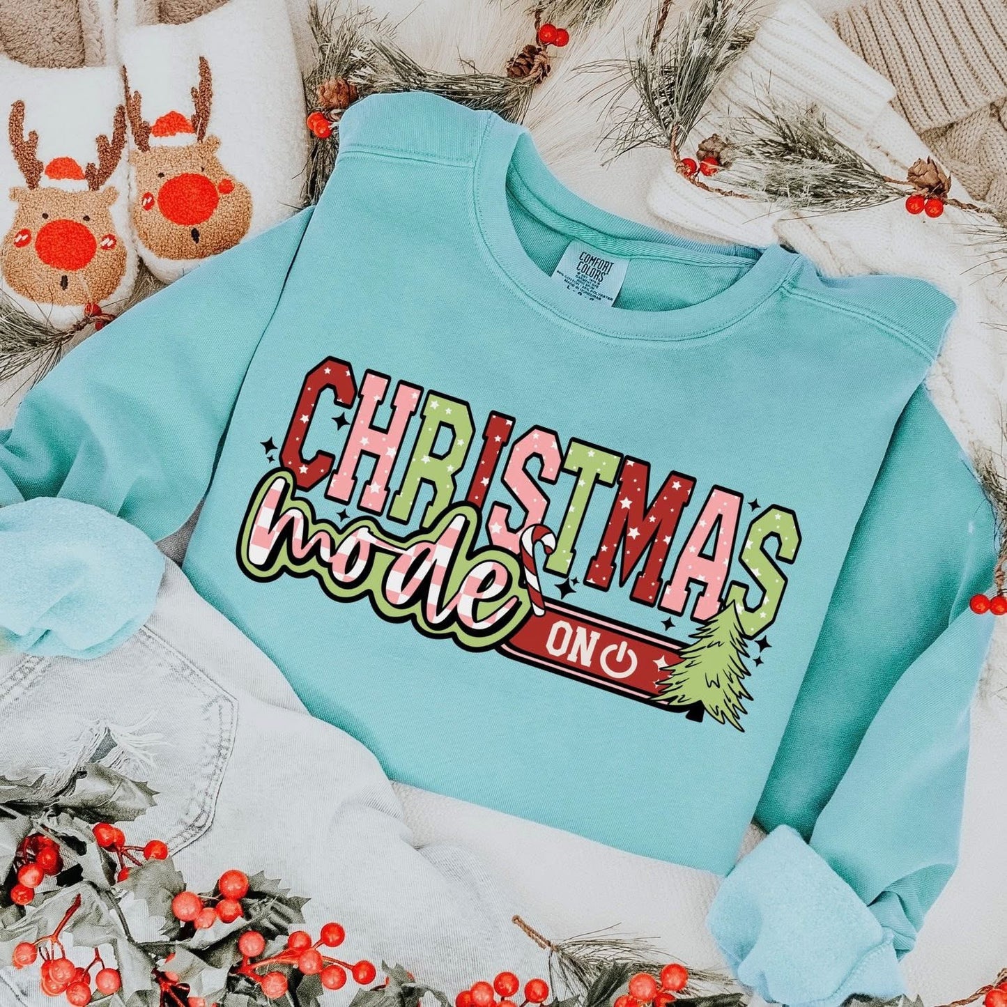 Christmas Mode on tee