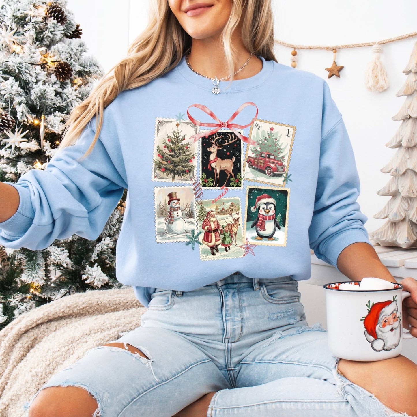 Christmas Stamps tee