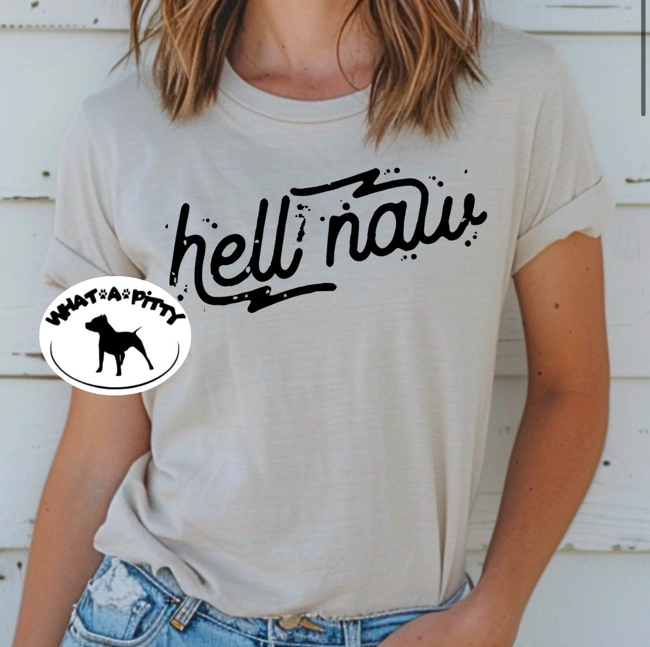 hell naw tee