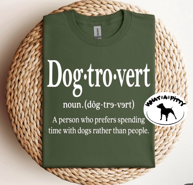 Dog*tro*vert tee