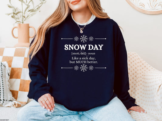Snow Day tee