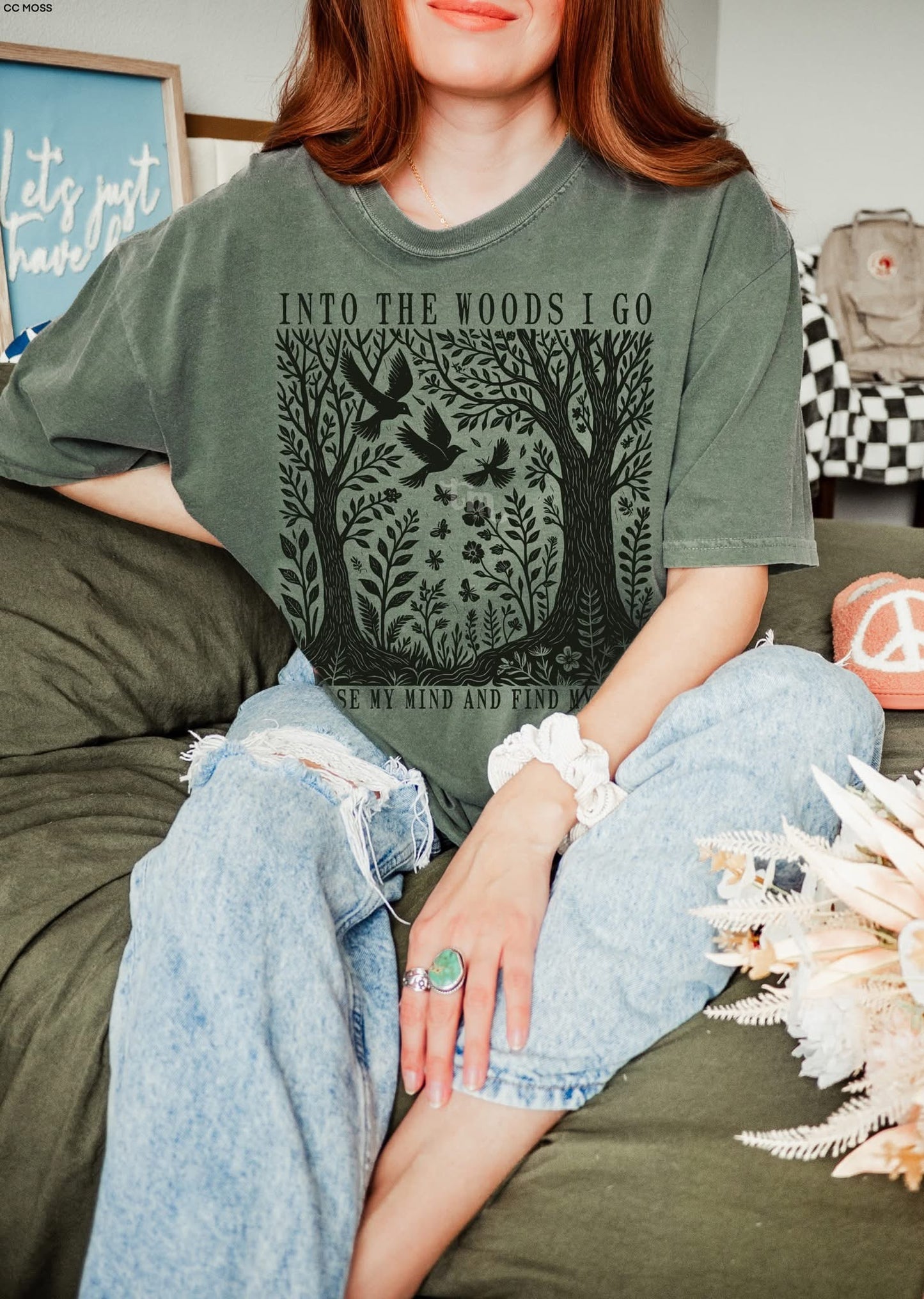 Into the Woods I go tee