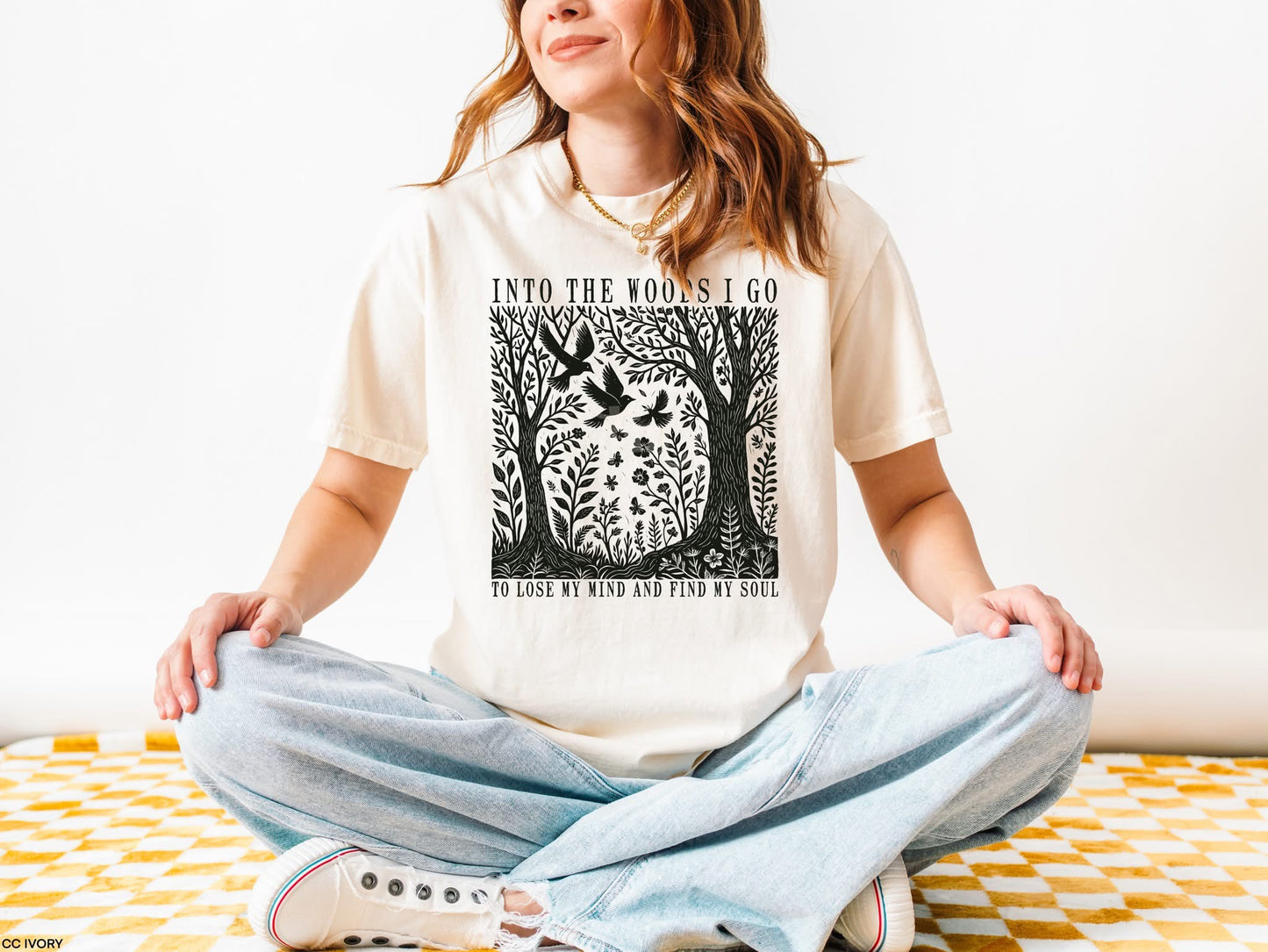 Into the Woods I go tee