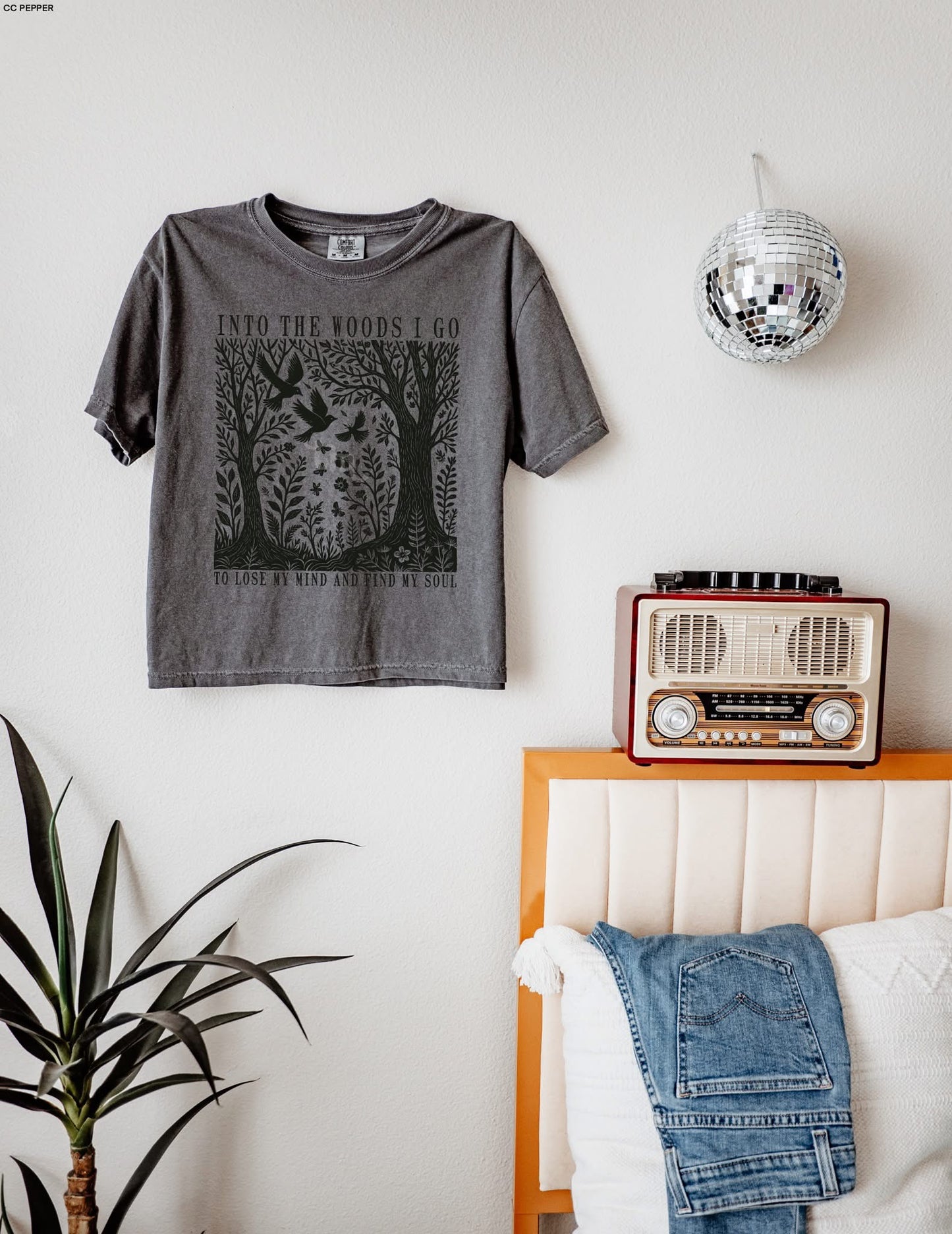 Into the Woods I go tee