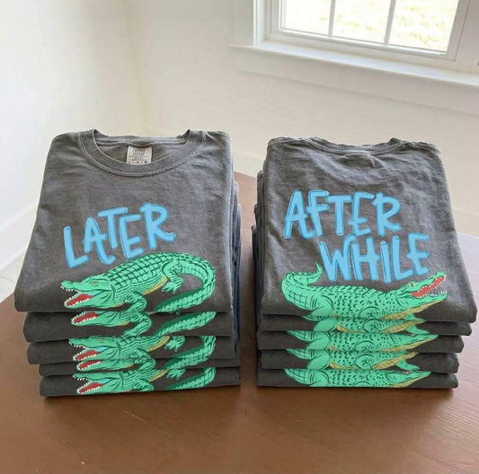 After While tee (Blue)