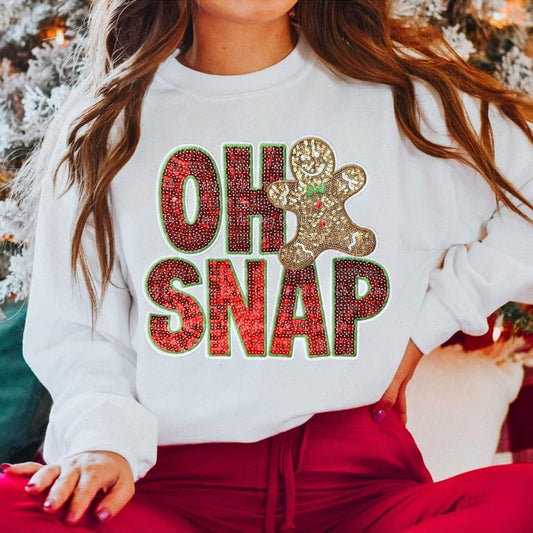 Oh Snap Gingerbread Sweatshirt