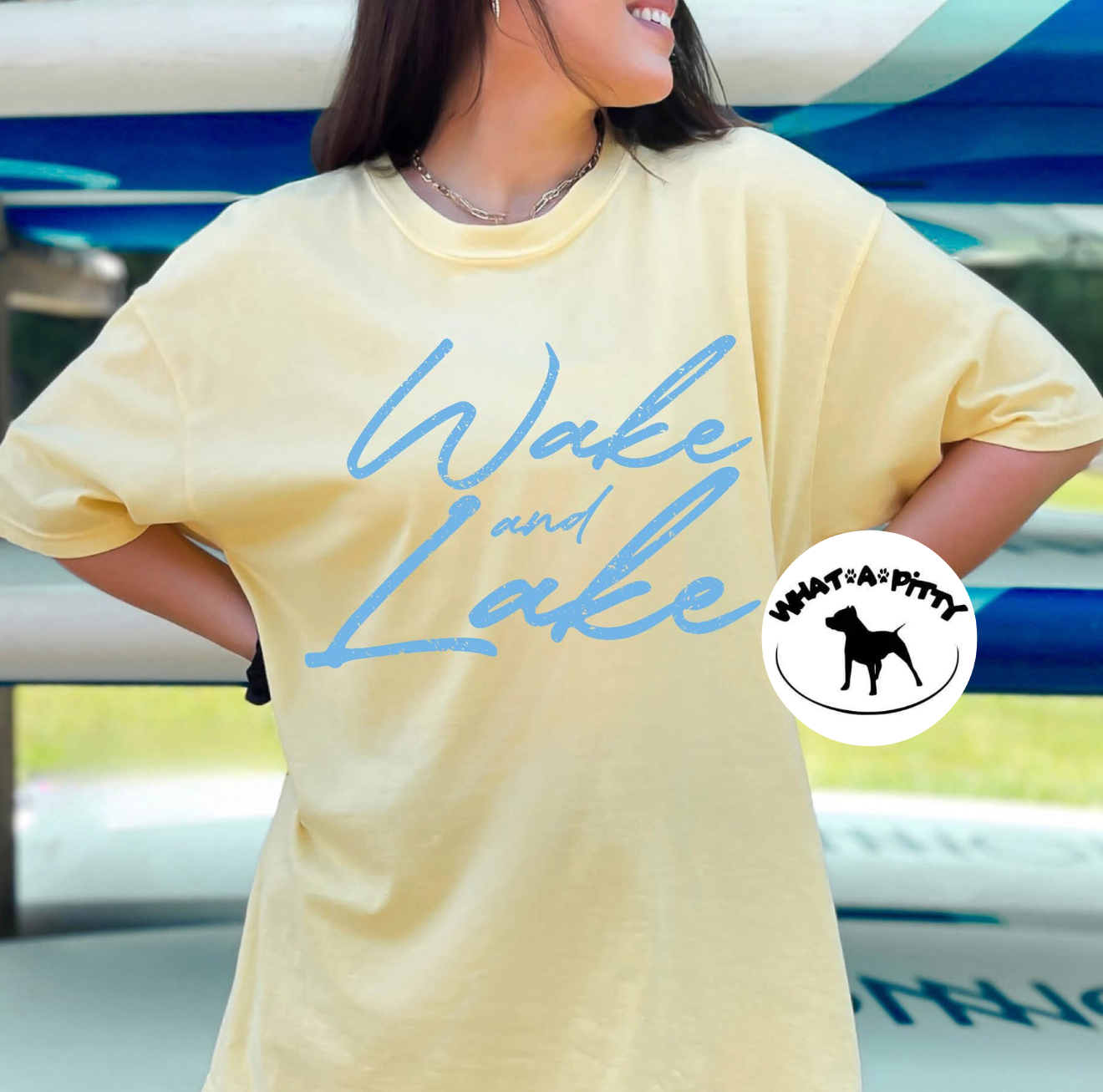 Wake and Lake tee