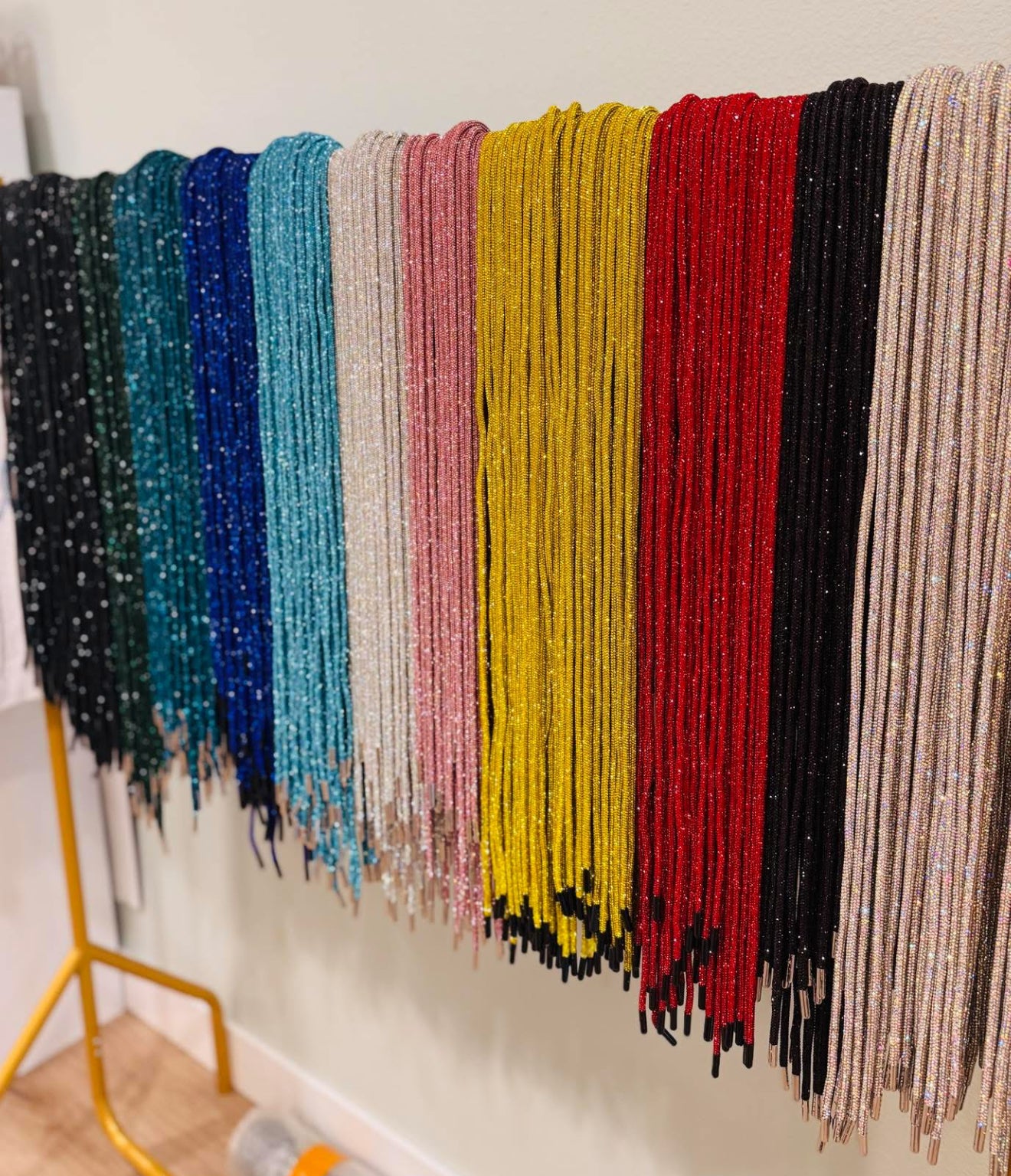 Rhinestone Hoodie Strings