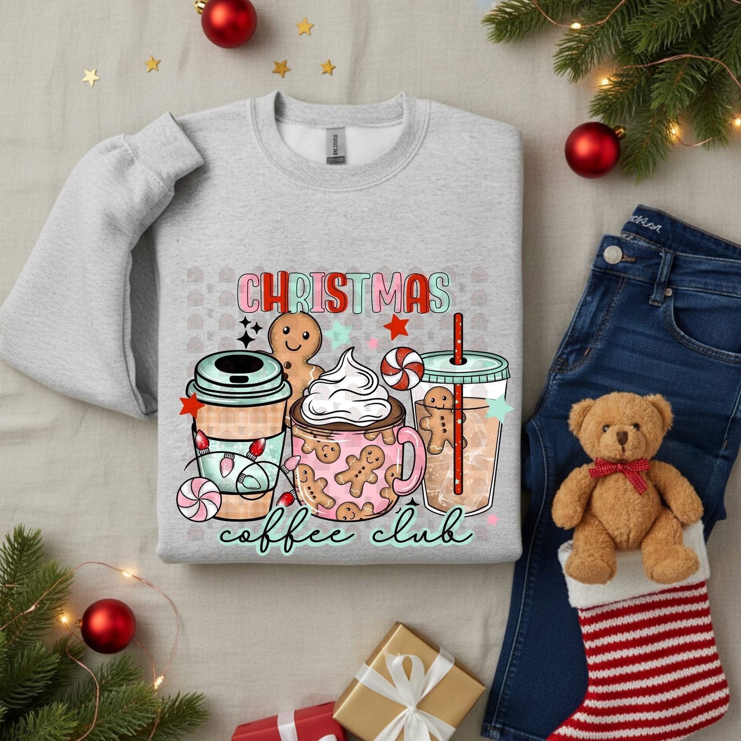 Christmas Coffee Club tee