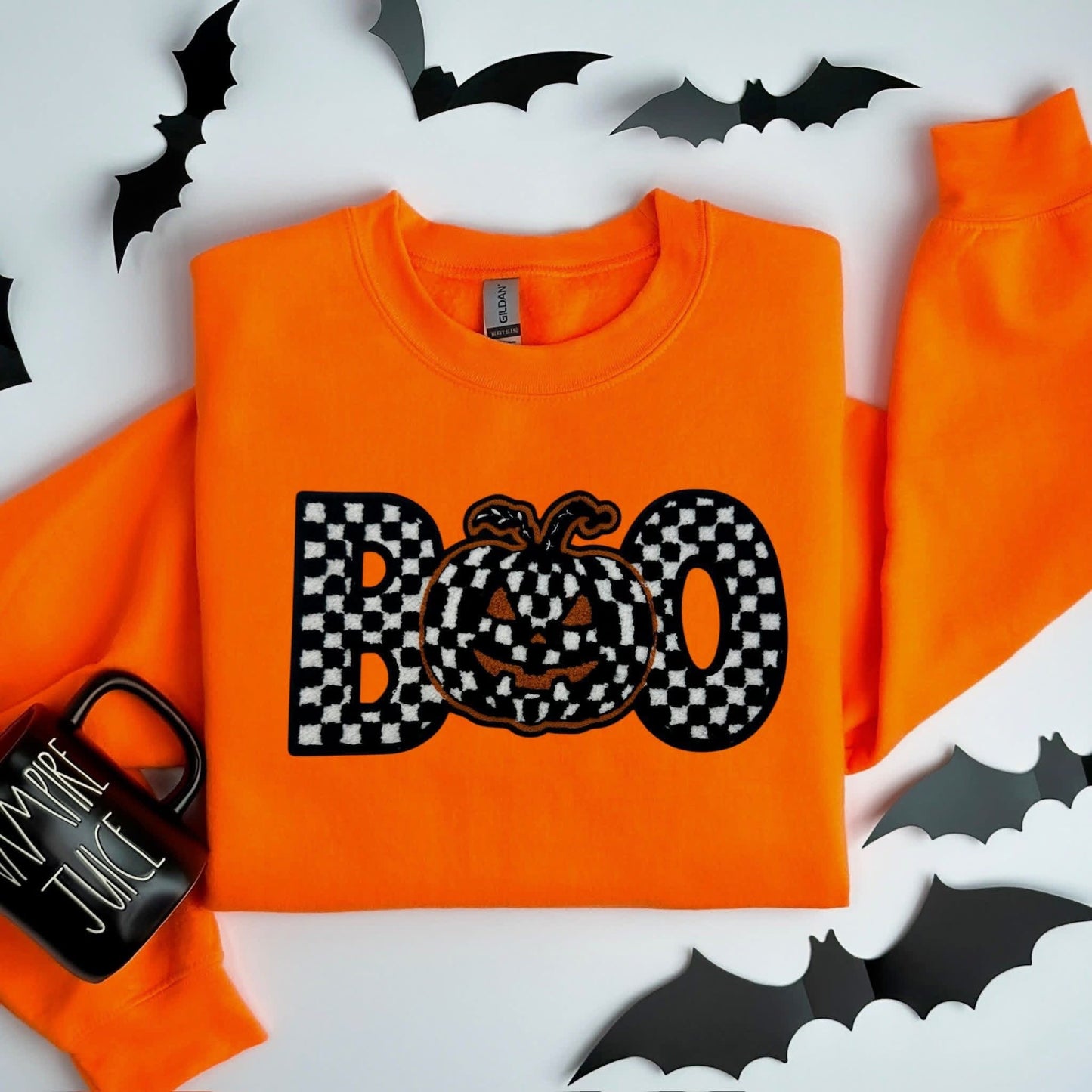BOO Chenille Patch sweatshirt