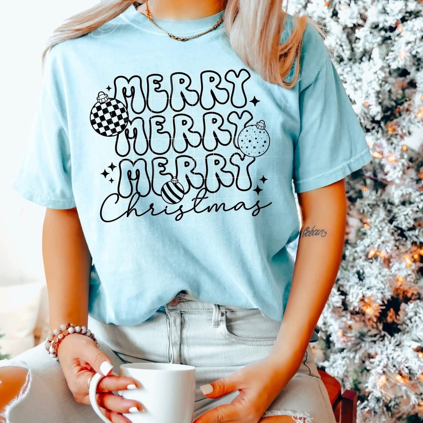 Merry Merry Merry Christmas tee
