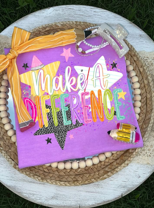 Make a Difference tee