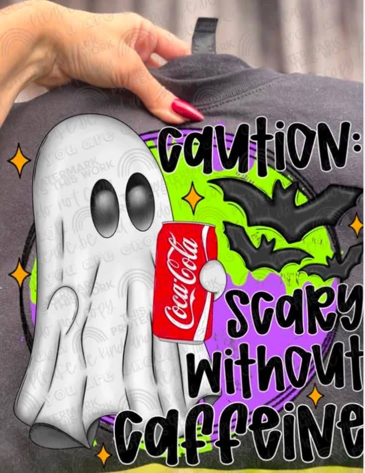 Scary without Caffeine tee