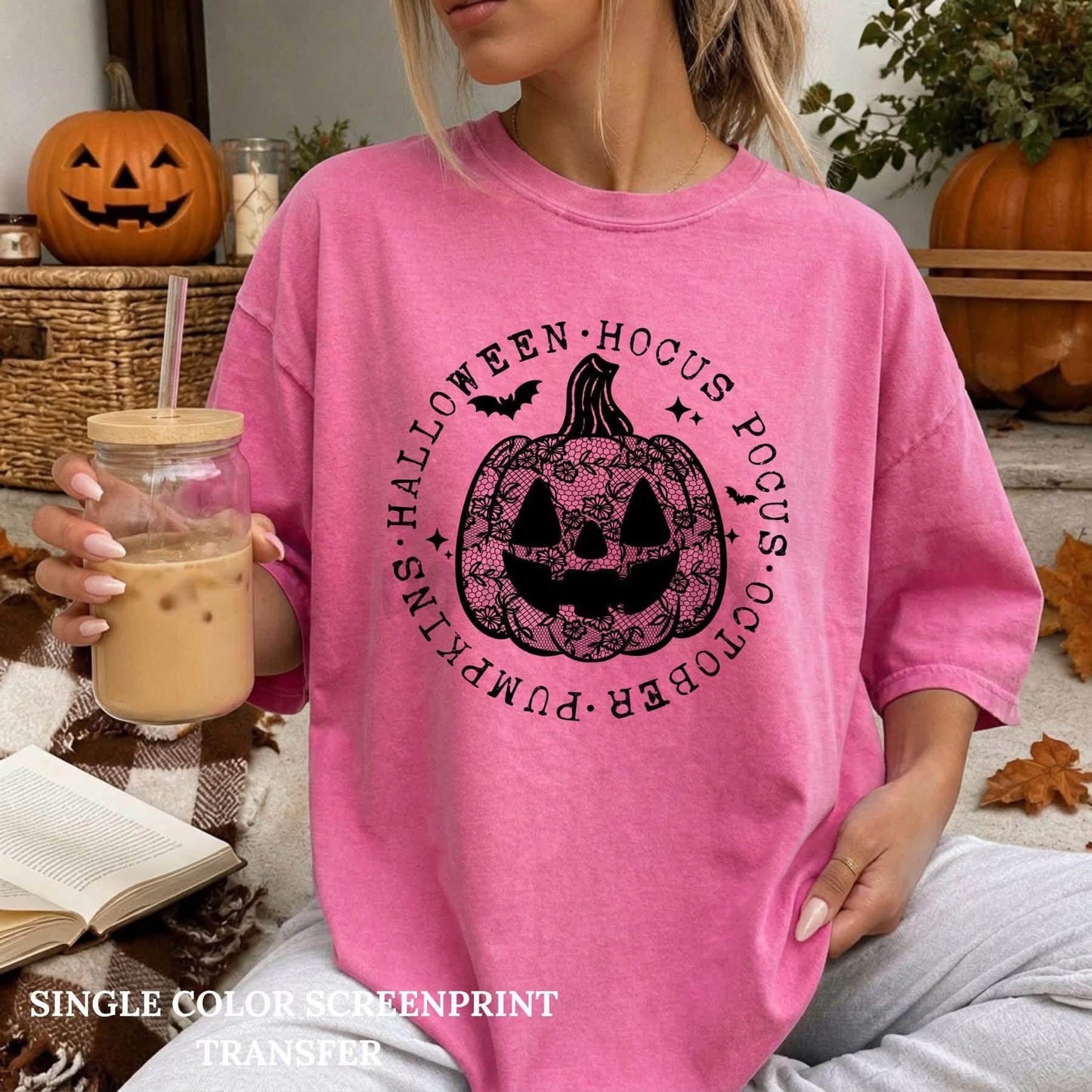 Lace Pumpkin tee