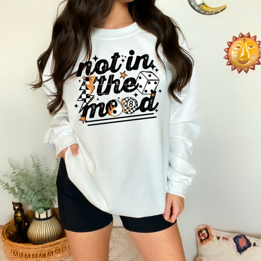 Not in the Mood tee (Black Ink)