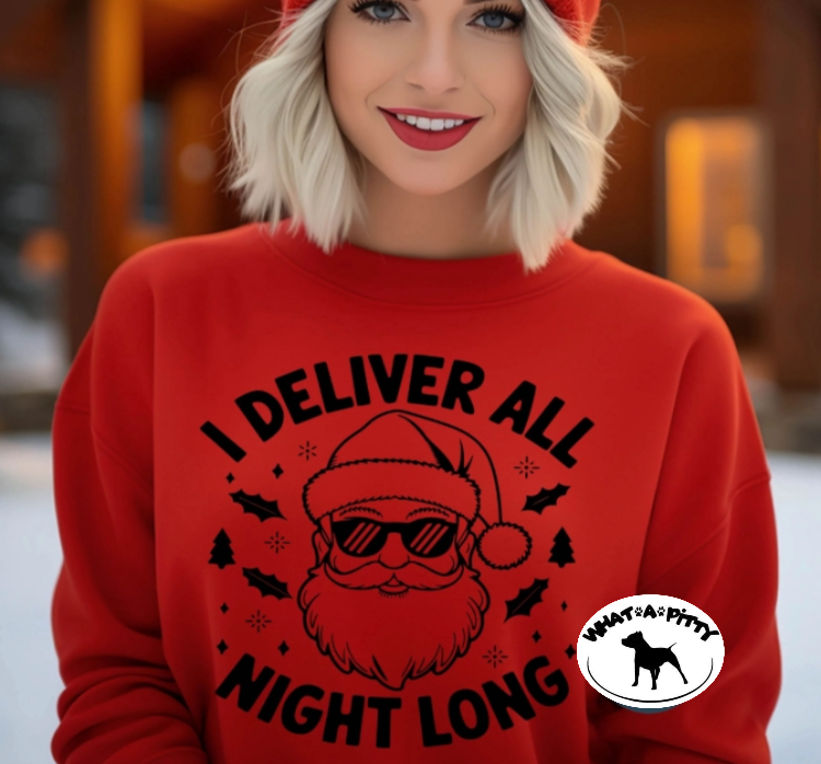 I DELIVER all night long tee