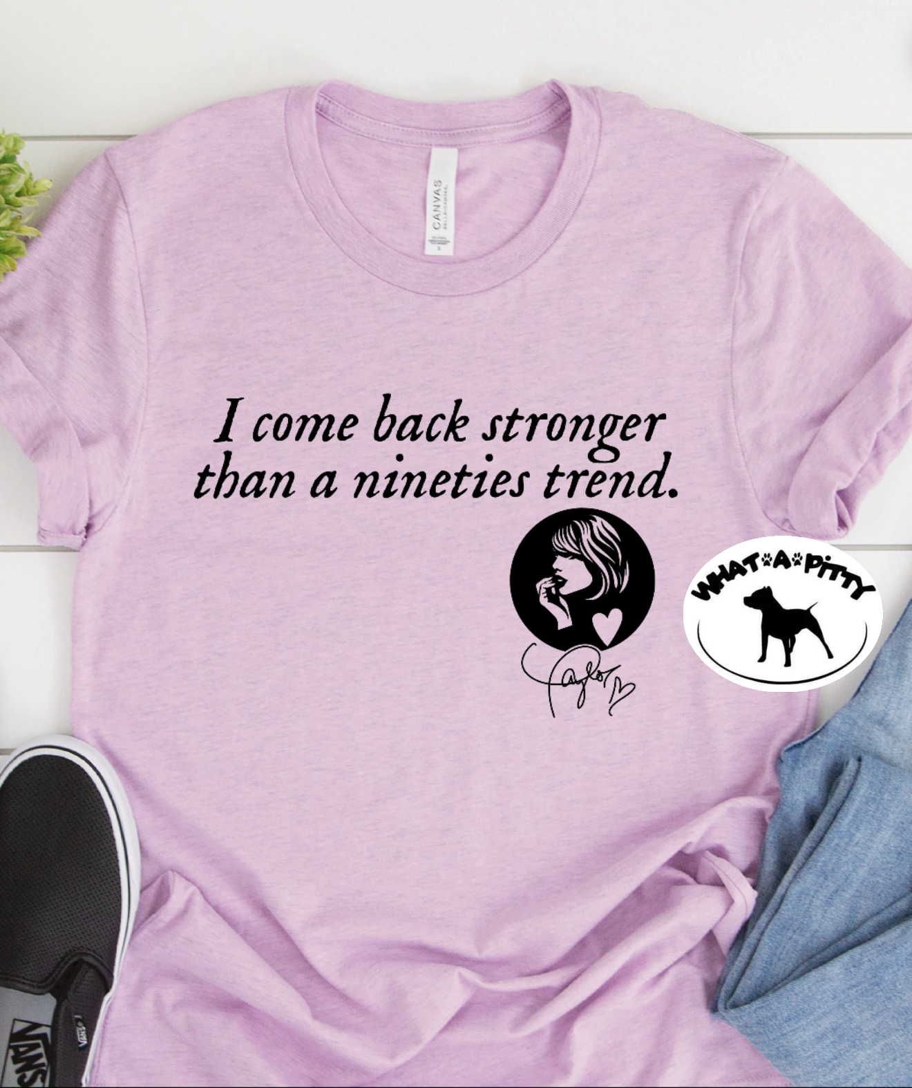 Stronger than a nineties trend tee