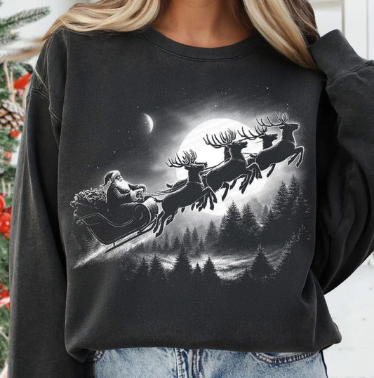 Santa's Sleigh tee