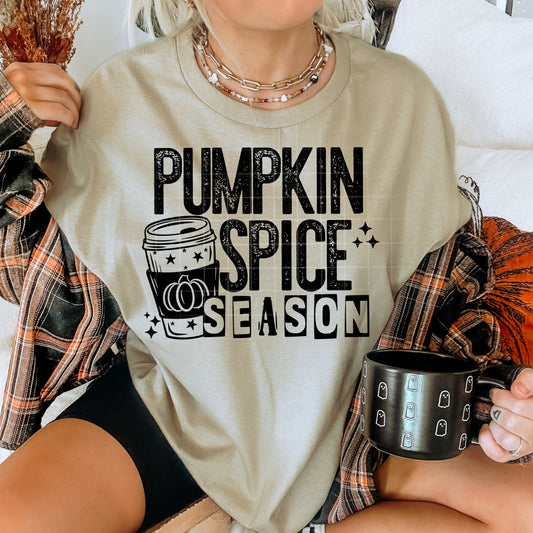 Pumpkin Spice Season tee (Black Ink)
