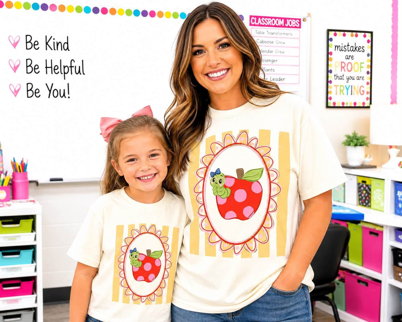 Framed Apple Stripes tee -YOUTH