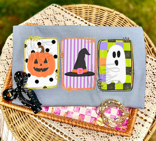 Halloween Tiles tee -YOUTH