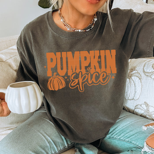 Pumpkin Spice tee (Orange Ink)