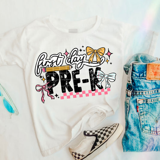 First Day of PRE-K tee -YOUTH