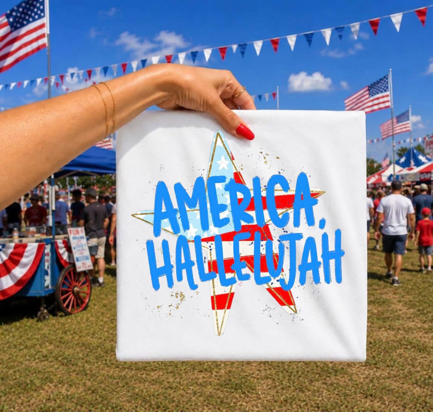 America Hallelujah tee
