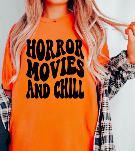 Horror Movies and Chill t-shirt