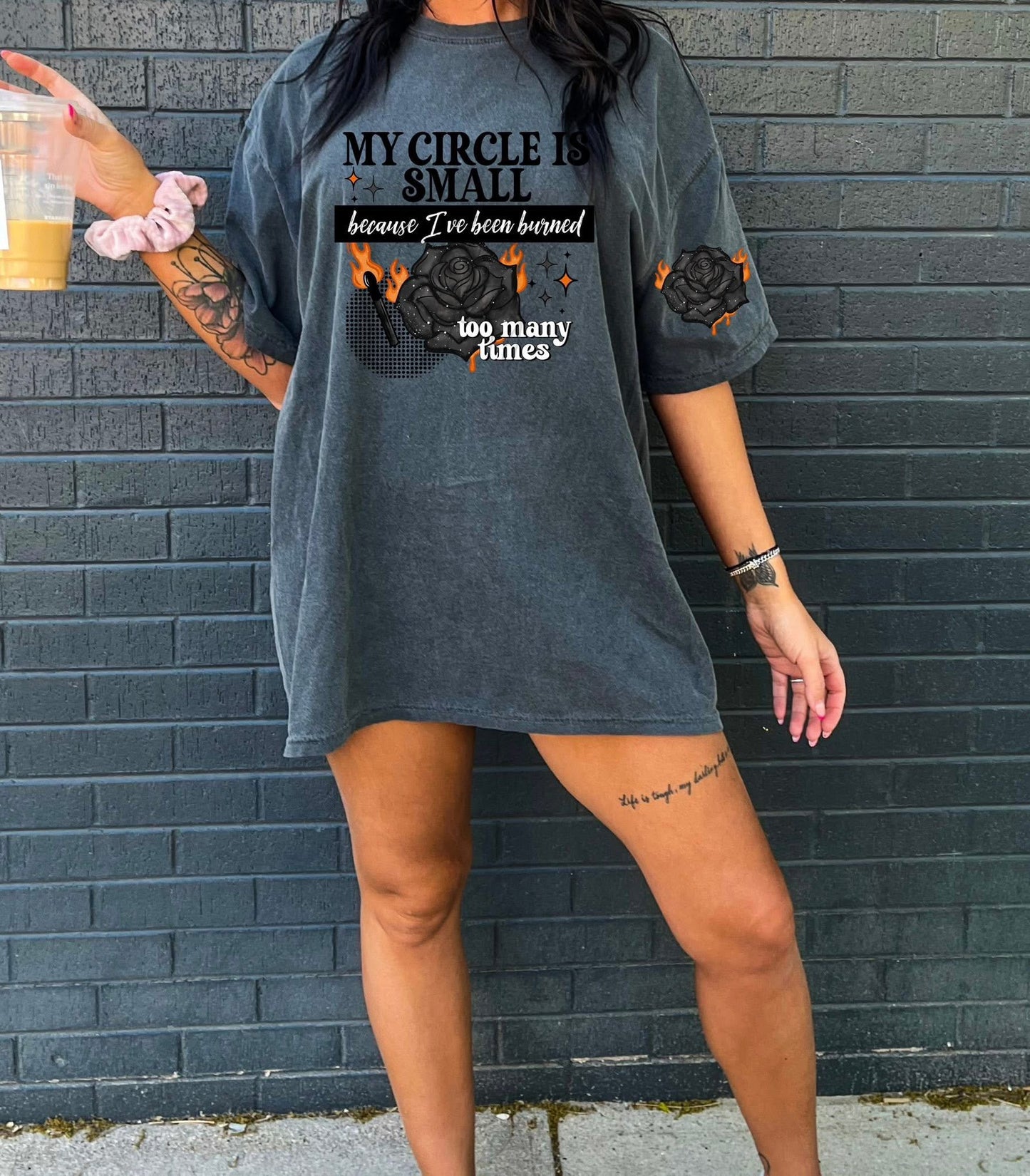 My circle is small tee