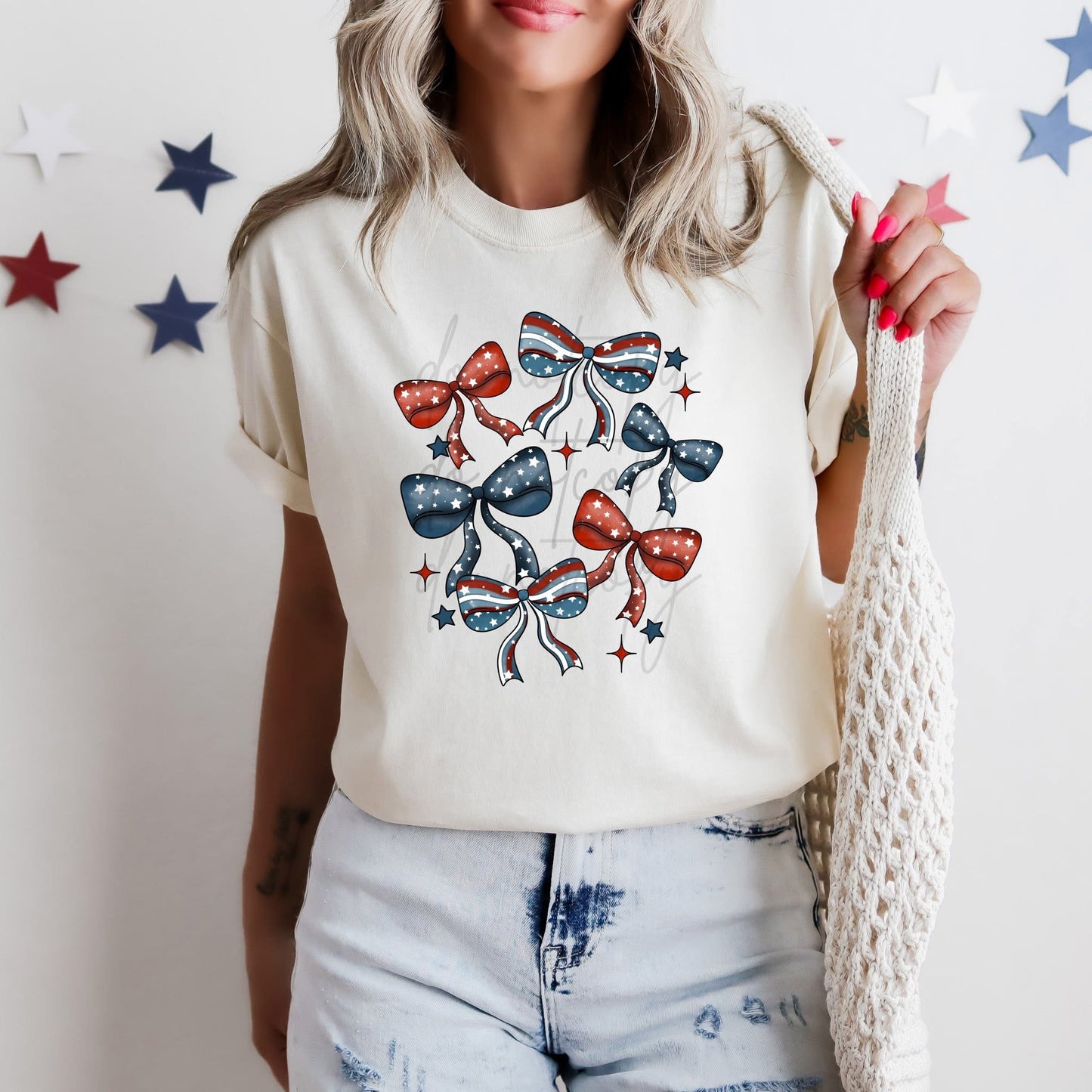 Patriotic Bows tee