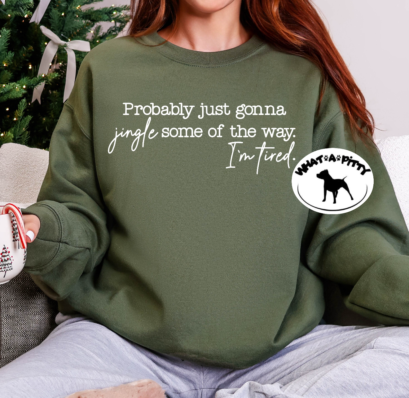 Probably going to jingle some of the way tee (white ink)