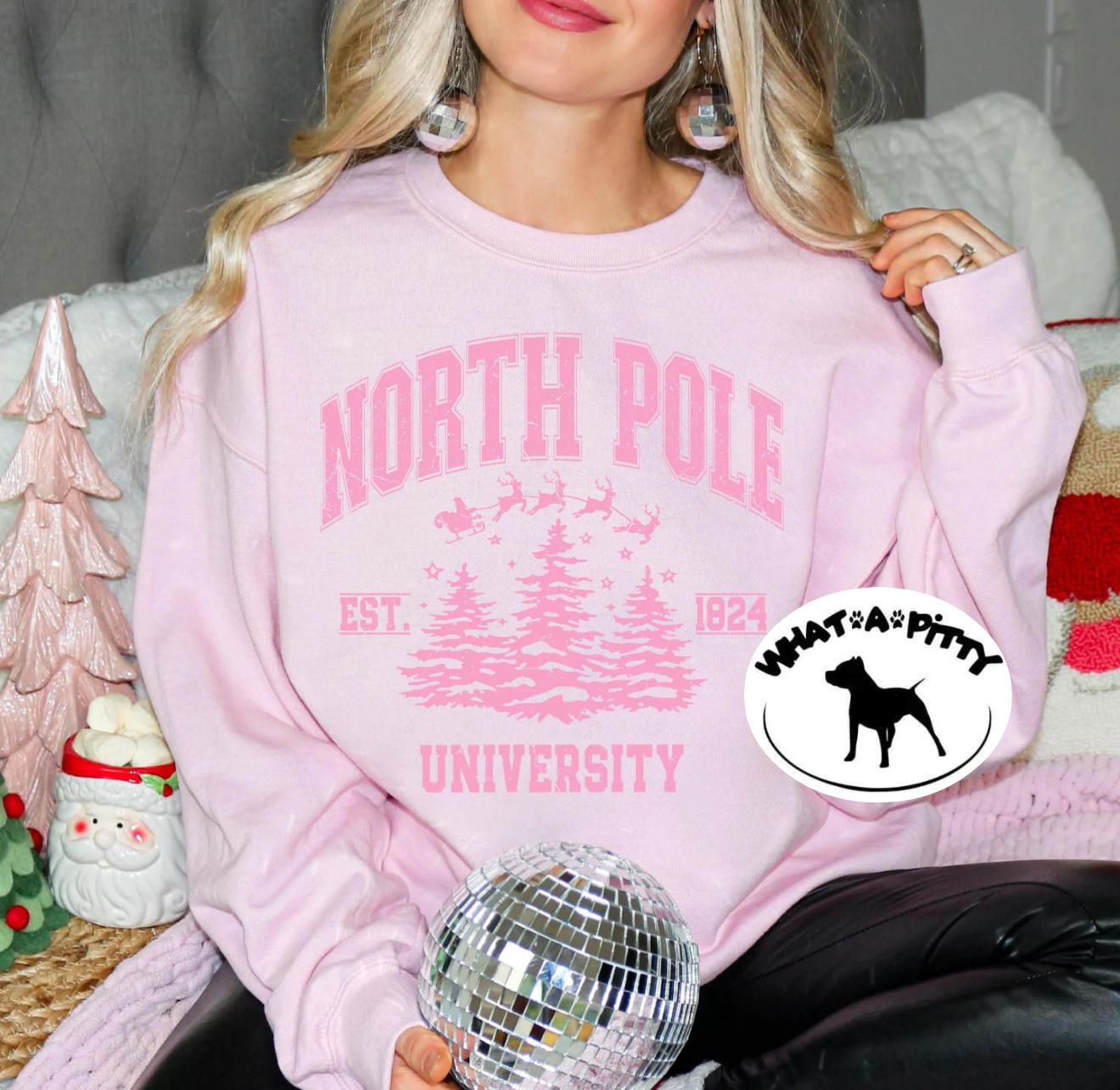 North Pole University tee
