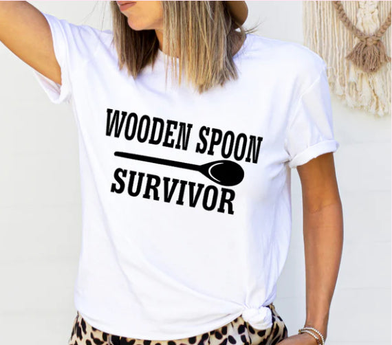 Wooden Spoon Survivor tee