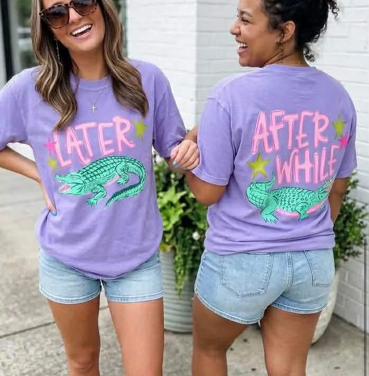 After While tee (Pink)