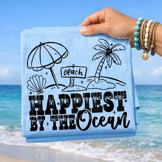 Happiest by the Ocean tee