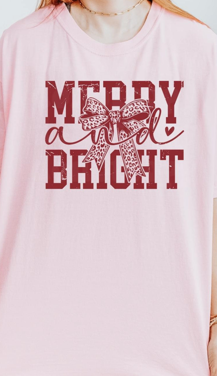 Merry and Bright tee