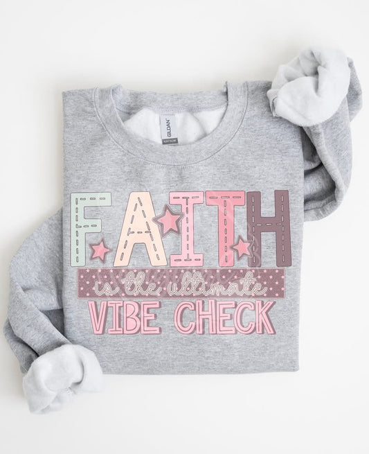 FAITH is the ultimate vibe check tee