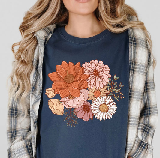 Boho Florals tee