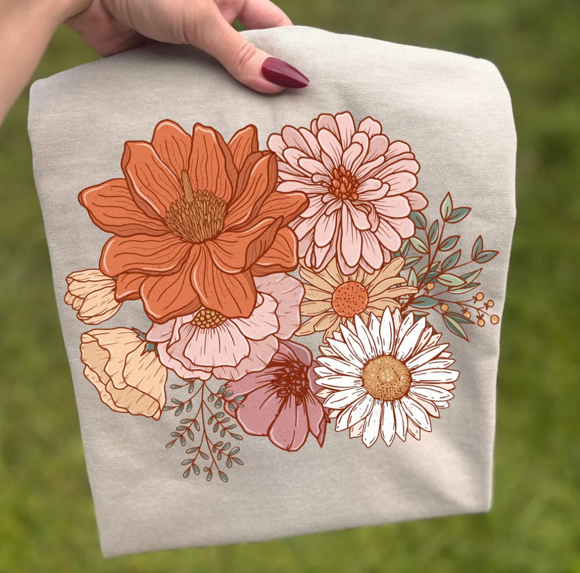 Boho Florals tee