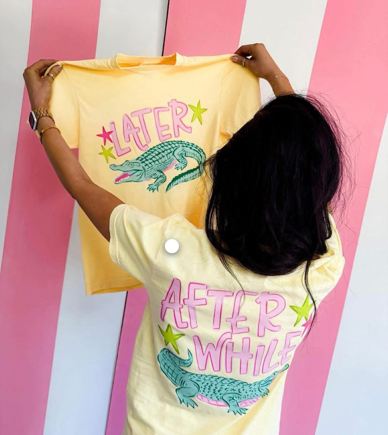 After While tee (Pink)