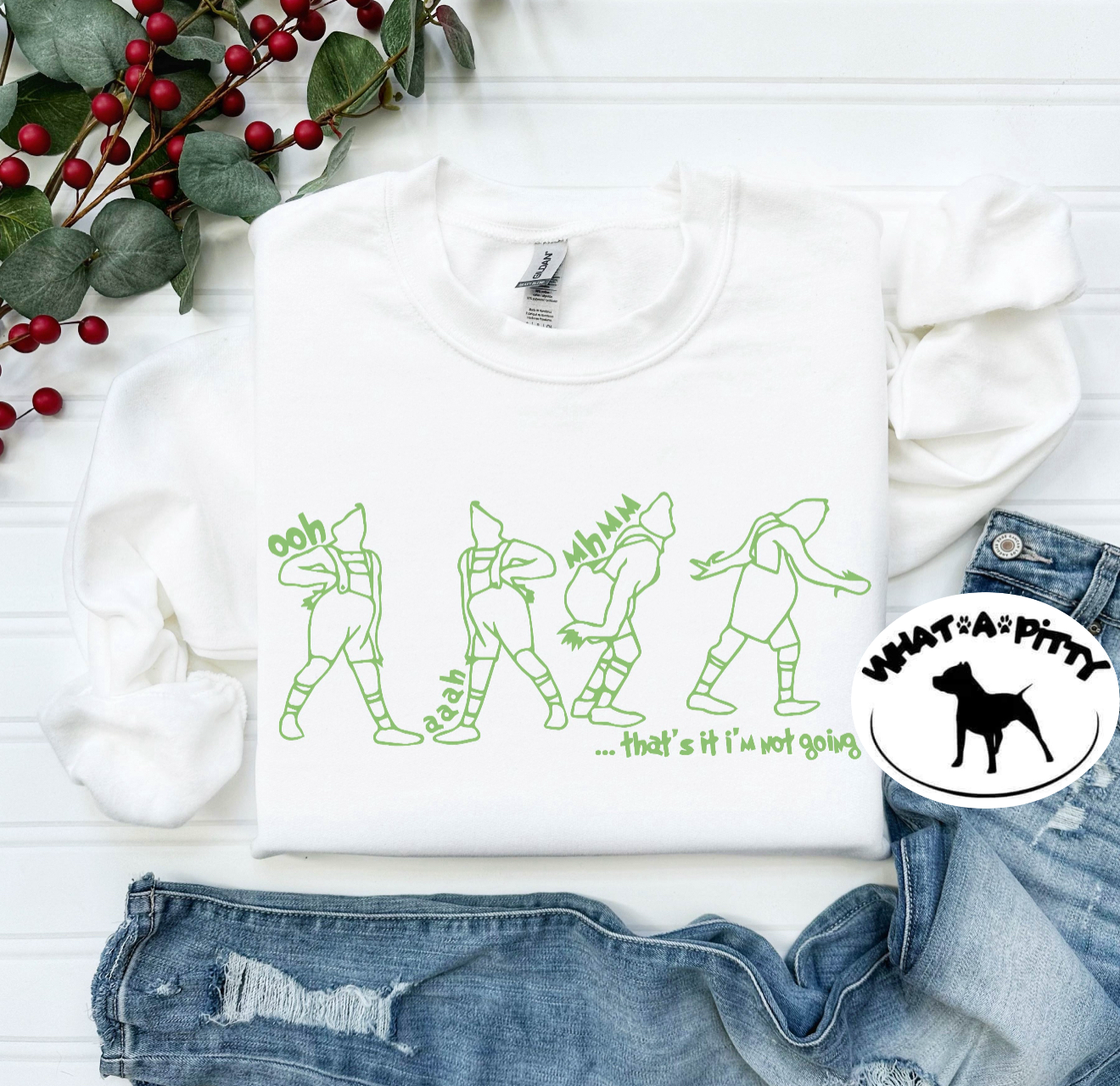 That's it I'm not going tee