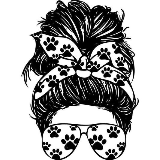 Cute Dog Lady tee