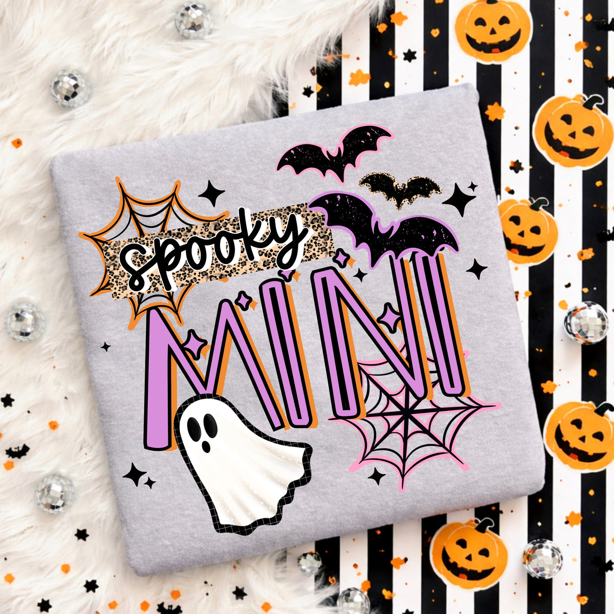 Spooky Mini tee (Black Ink)