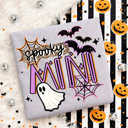 Spooky Mini tee (Black Ink)