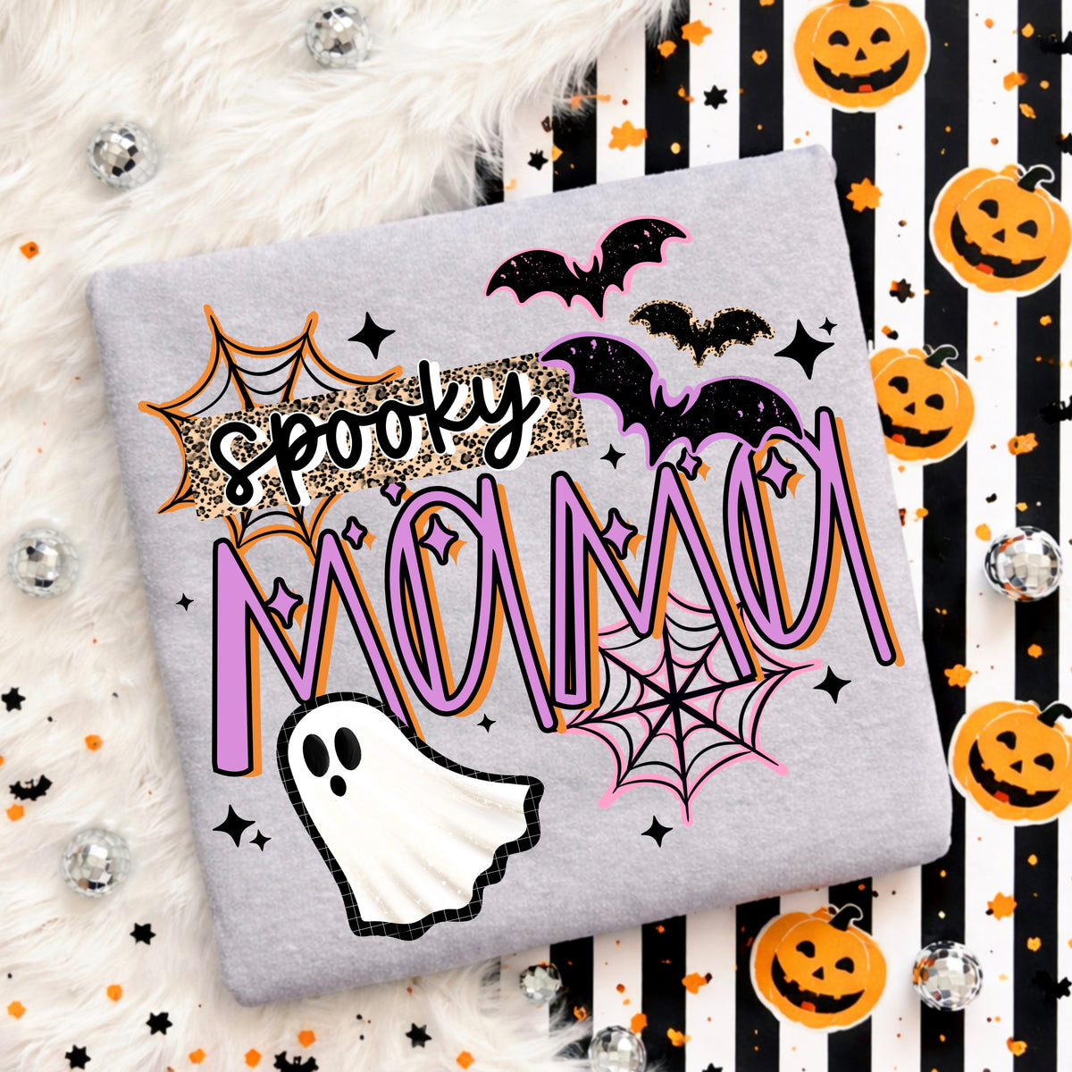 Spooky Mama tee (Black Ink)