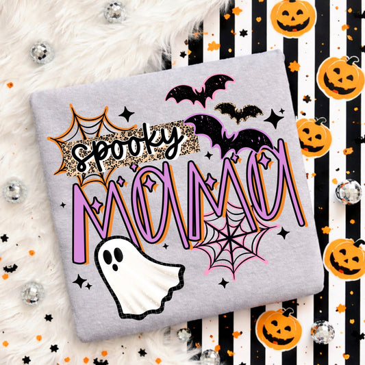 Spooky Mama tee (Black Ink)